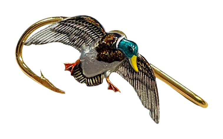 Hookits Mallard Fishing Hook Hat Pin Clip Bass Pro Shops